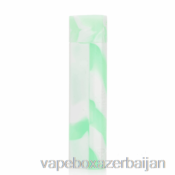 Vape Baku White Rhino Silicone Dab Out [Quartz] Mint White (UV Glow)